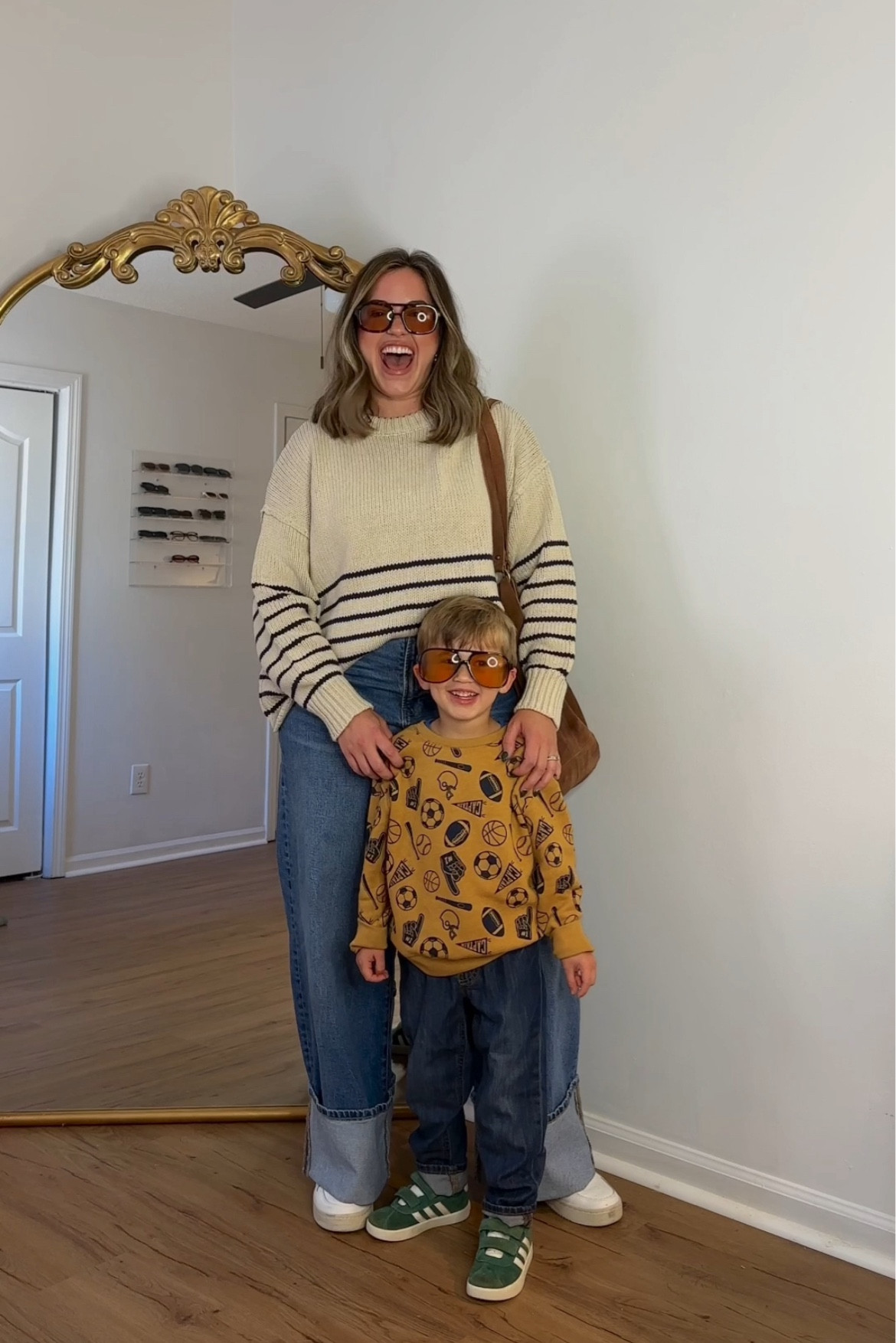 Casual fall outfits, matching with my bestie boy 

Sweater: medium, tts (code: KACEY20 at petal & pup)
Jeans: sized up 1 size (code: 25KACEY at JCP)
Sneakers: sized up 1/2 size 

Mase is wearing 4T in clothes, size 9 in sneakers, tts 


#LTKStyleTip #LTKFindsUnder50 #LTKSeasonal