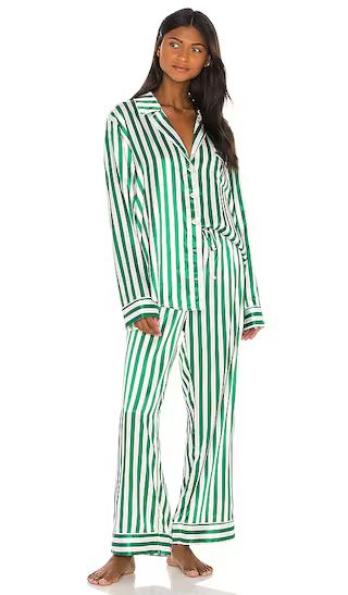 Classic PJ Set in Peppermint Stripe | Revolve Clothing (Global)