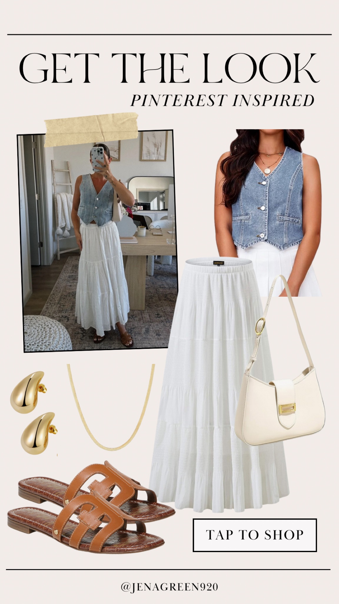 Pinterest Inspired Look | Pinterest Inspired Outfit | Pinterest Fashion | Denim Vest | Amazon Fashion

#LTKfindsunder50 #LTKstyletip #LTKfindsunder100