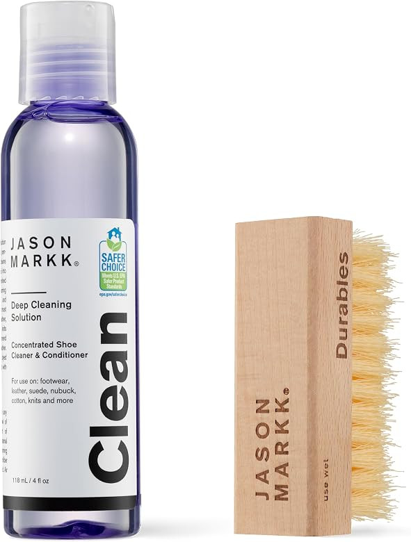 Jason Markk Essential Kit, Shoe Cleaner, 2-Piece Set, Deep Cleaning Solution & Durables Brush, Sn... | Amazon (US)