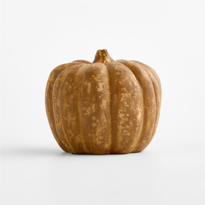 Heirloom Outdoor Small Auburn Pumpkin | Crate & Barrel
