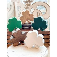 Wood Shamrock, Shamrock Decor, St. Patrick's Tiered Tray, Clover, Irish Theme Shamrocks | Etsy (US)