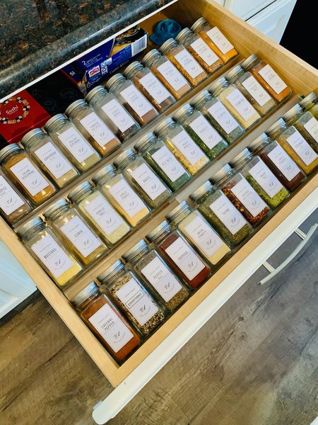 Spice drawer //kitchen organization

#LTKunder50 #LTKhome #LTKstyletip