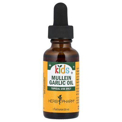 Herb Pharm Kids, Mullein Garlic Oil, 1 fl oz (30 ml) | Target