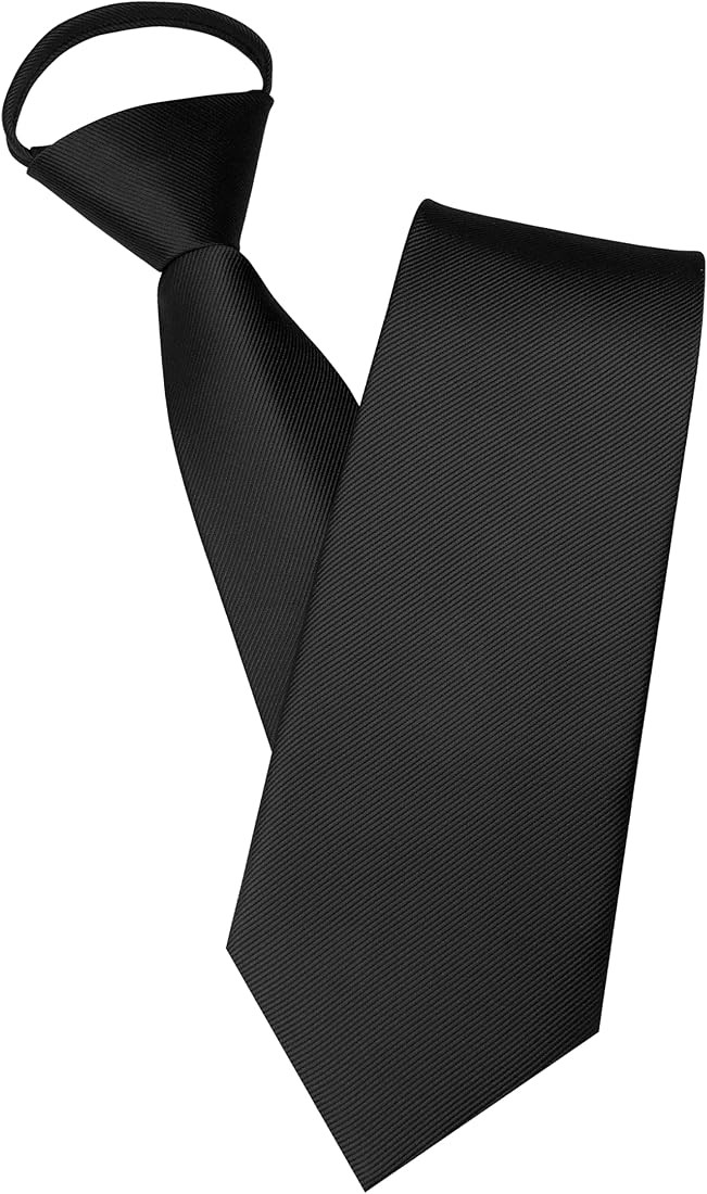 JEMYGINS 3.15“Solid Color Pre-tied Adjustable Necktie for Business and Wedding | Amazon (US)