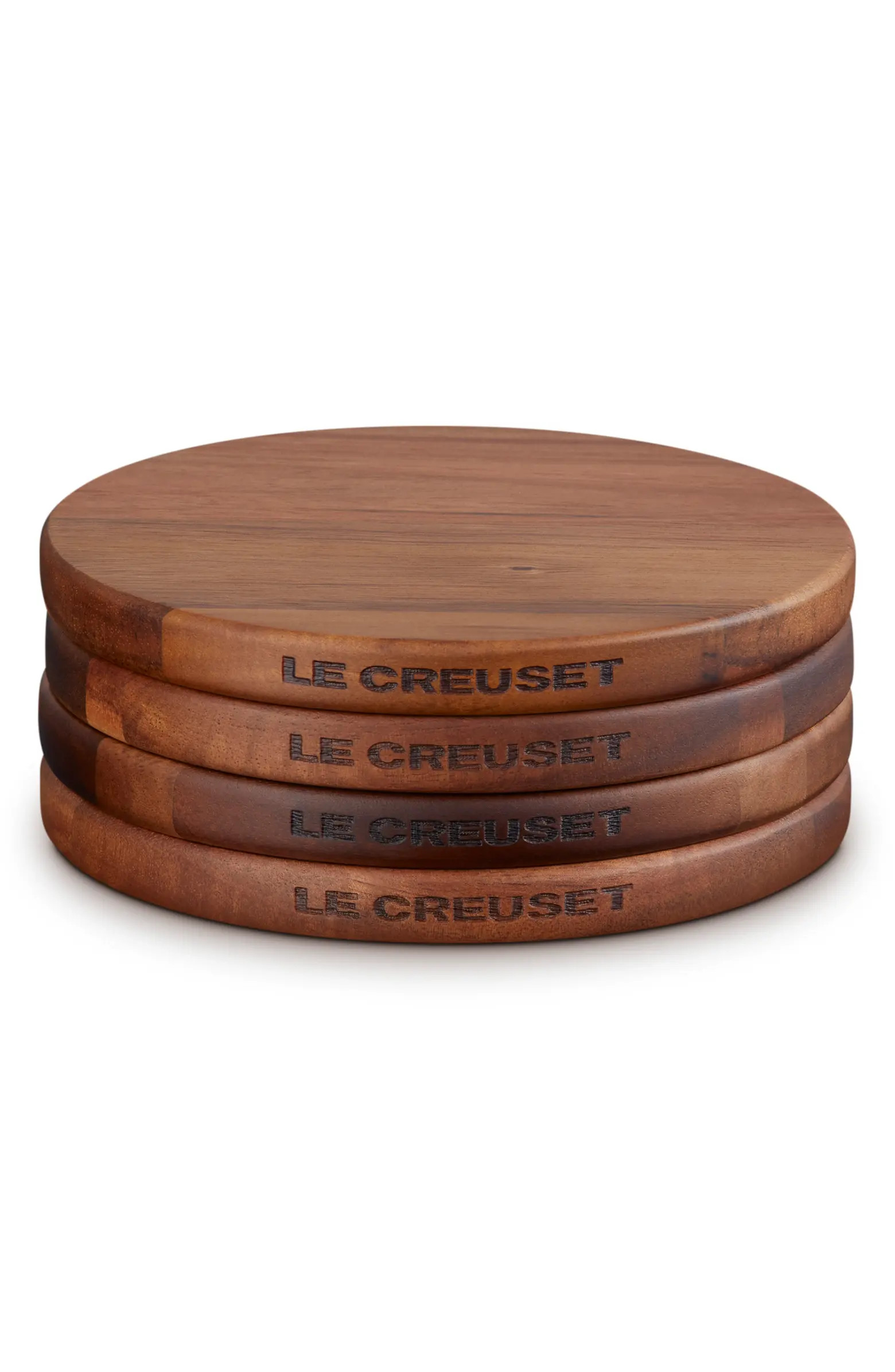 Set of 4 Magnetic Acacia Wood Trivets | Nordstrom