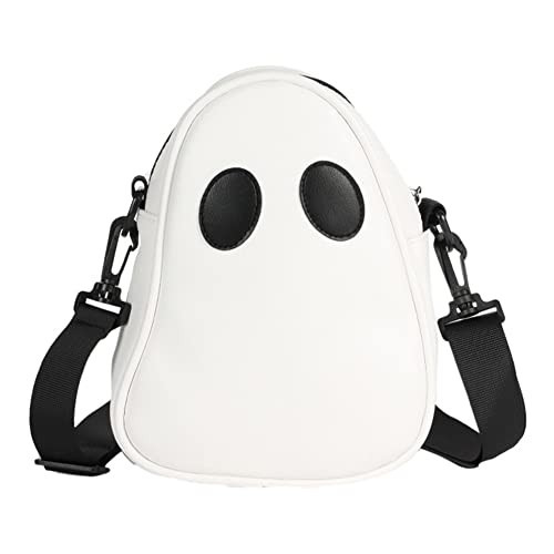 Halloween Purse Ghost Crossbody Bag for Women Men Novelty Ghost Purse Shoulder Satchel Bag Funny Halloween Accessories | Amazon (US)
