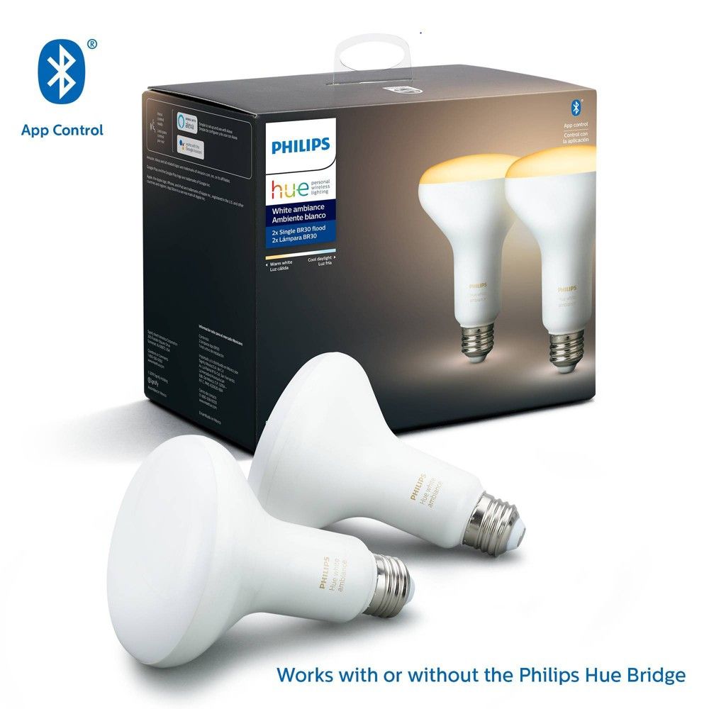 Philips 2pk Hue BR30 Light LED Bulb | Target
