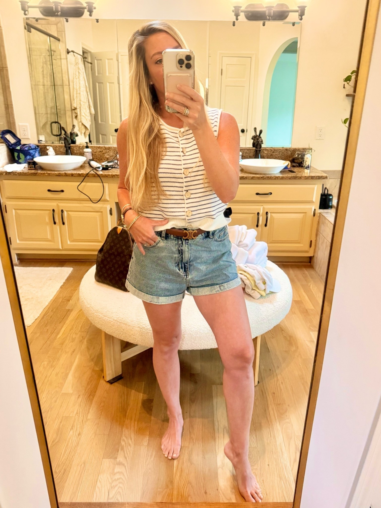 These shorts have really been my all-star two summers in a row! They just look good with everything and are so comfy.

#LTKmomlife #LTKootd #LTKPetite