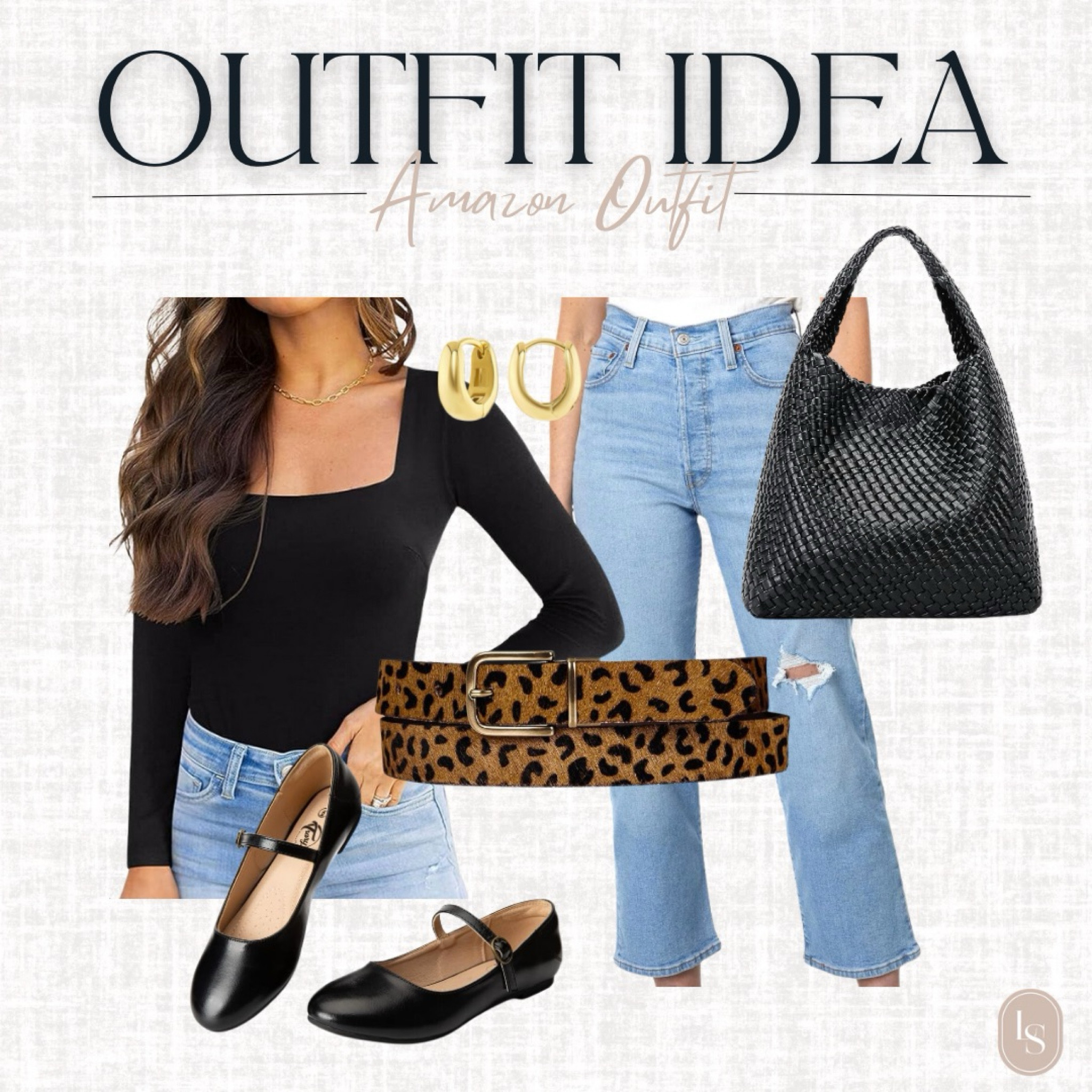 Amazon casual date night outfit idea! Fun belt with jeans, a bodysuit and ballet flats! 

#LTKFindsUnder50 #LTKStyleTip #LTKShoeCrush
