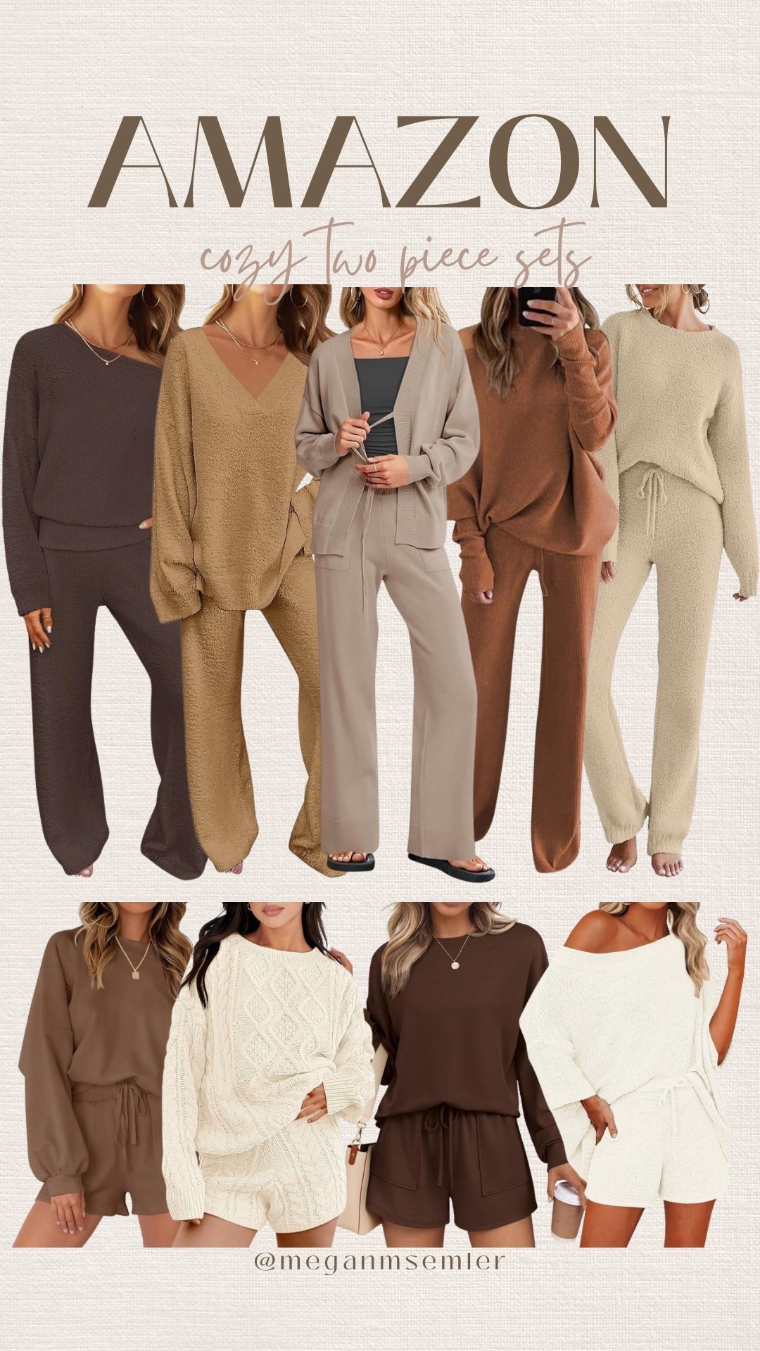 Amazon cozy two piece sets 

#LTKSeasonal #LTKHoliday #LTKFindsUnder100