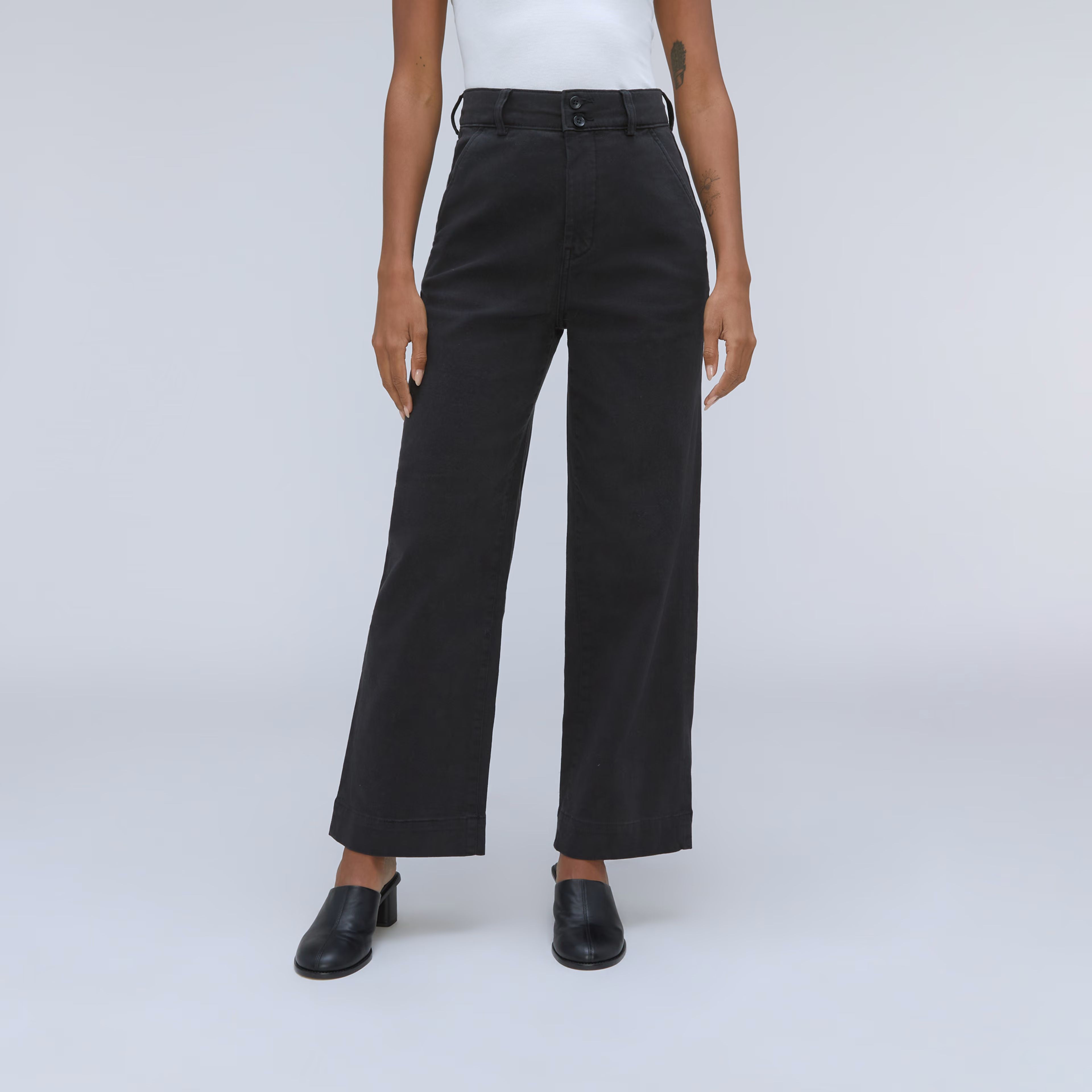 The Organic Wide-Leg Pant | Everlane