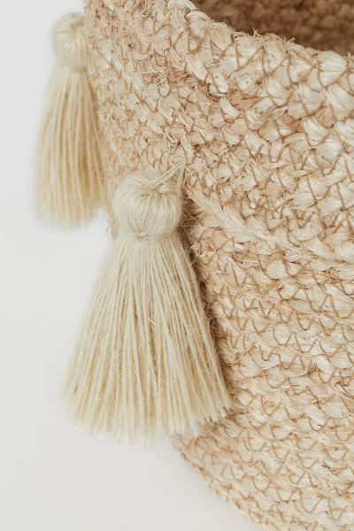 Handmade Tassel-detail Basket | H&M (US + CA)