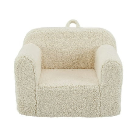 Kids Armchair Toddler Couch Baby Sofa Chair with Sherpa Fabric for Boys and Girls (Beige) | Walmart (US)