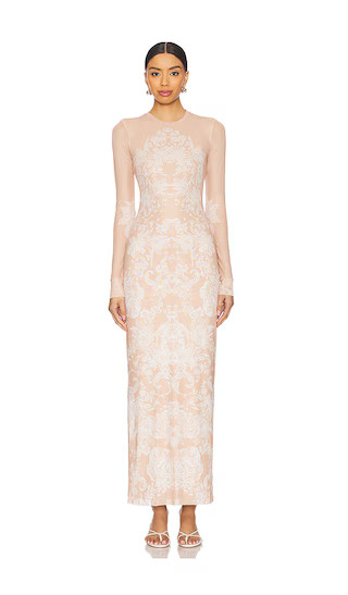 Didi Maxi Dress in Almond Lace | Revolve Clothing (Global)