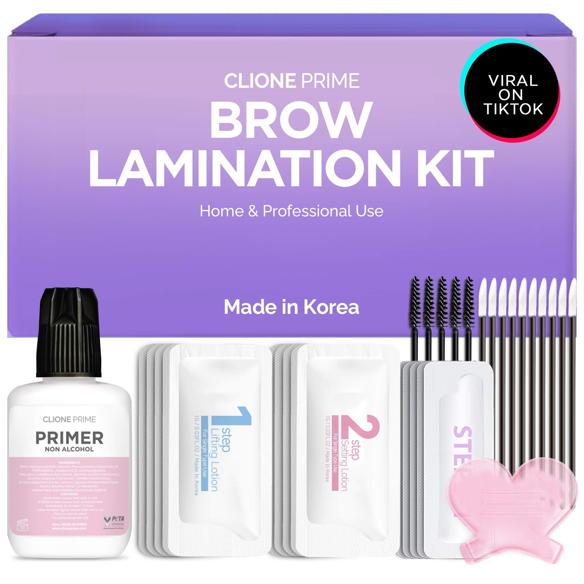 At Home Brow Lamination Kit - DIY Eyebrow Lamination Kit Professional Eye Brow Perm Kit Instant D... | Amazon (US)