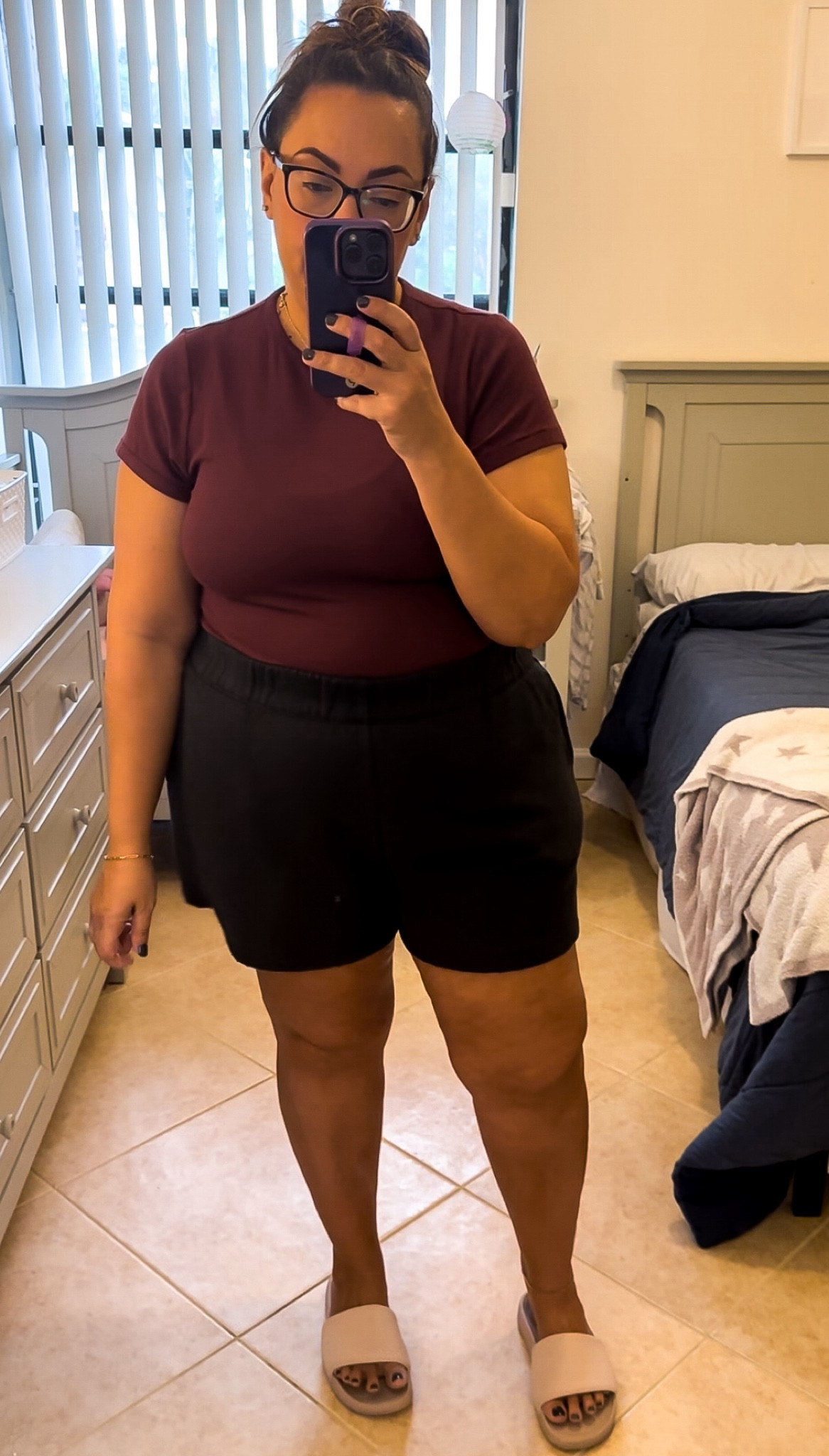 nuuds fit - slinky rib tee + vintage shorts 🤎

#LTKFindsUnder100 #LTKFindsUnder50 #LTKSaleAlert