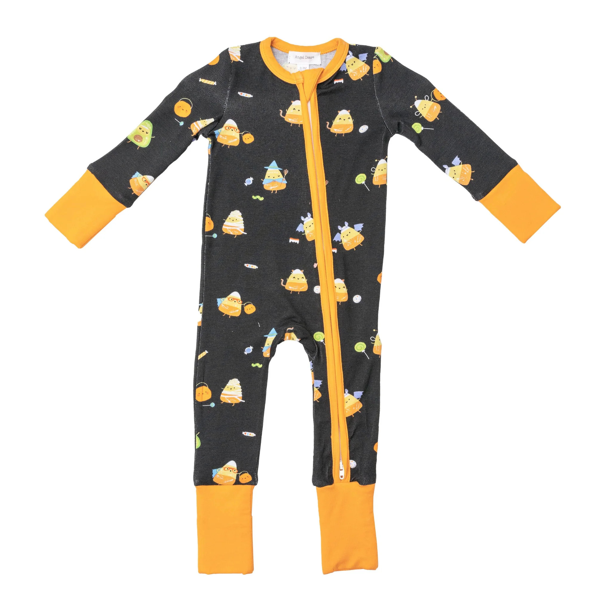 2 Way Zip Romper, Candy Corn | SpearmintLOVE