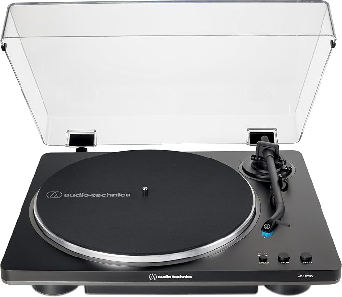 Audio-Technica AT-LP70X Automatic Turntable (Black/Grey) | Amazon (US)