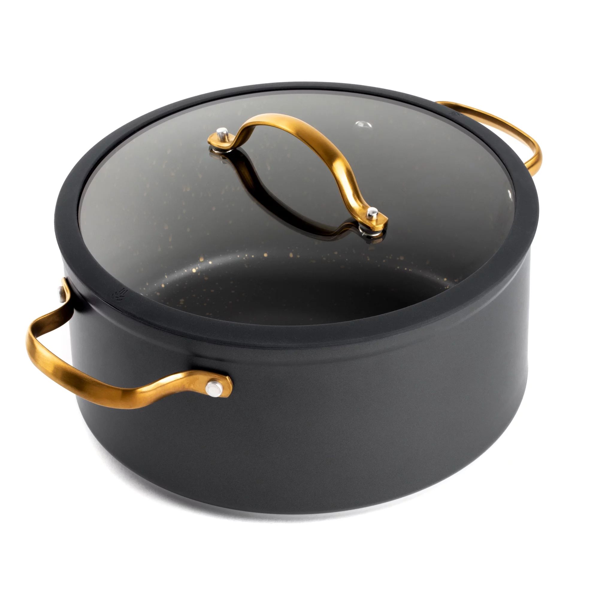 Thyme & Table Non-Stick 5 Quart Stock Pot with Glass Lid | Walmart (US)