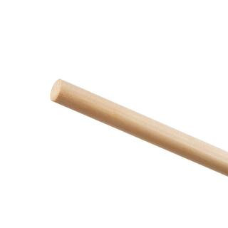 Pine Round Dowel - 48 in. x 0.375 in. - Sanded and Ready for Finishing - Versatile Wooden Rod for... | The Home Depot