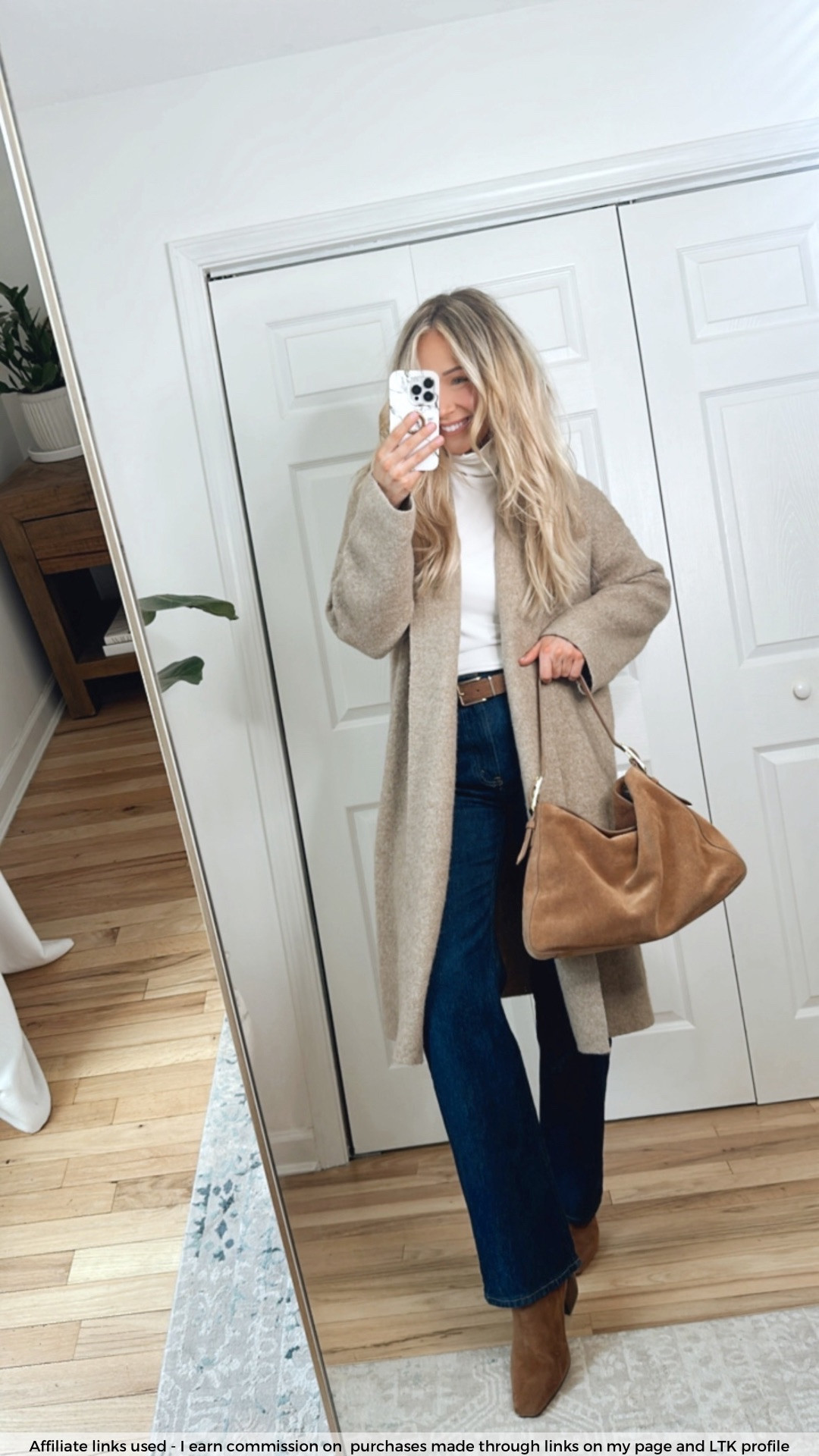 Everyday outfits winter

Amazon cardigan sweater long
Amazon white turtleneck
Abercrombie 90s jeans 