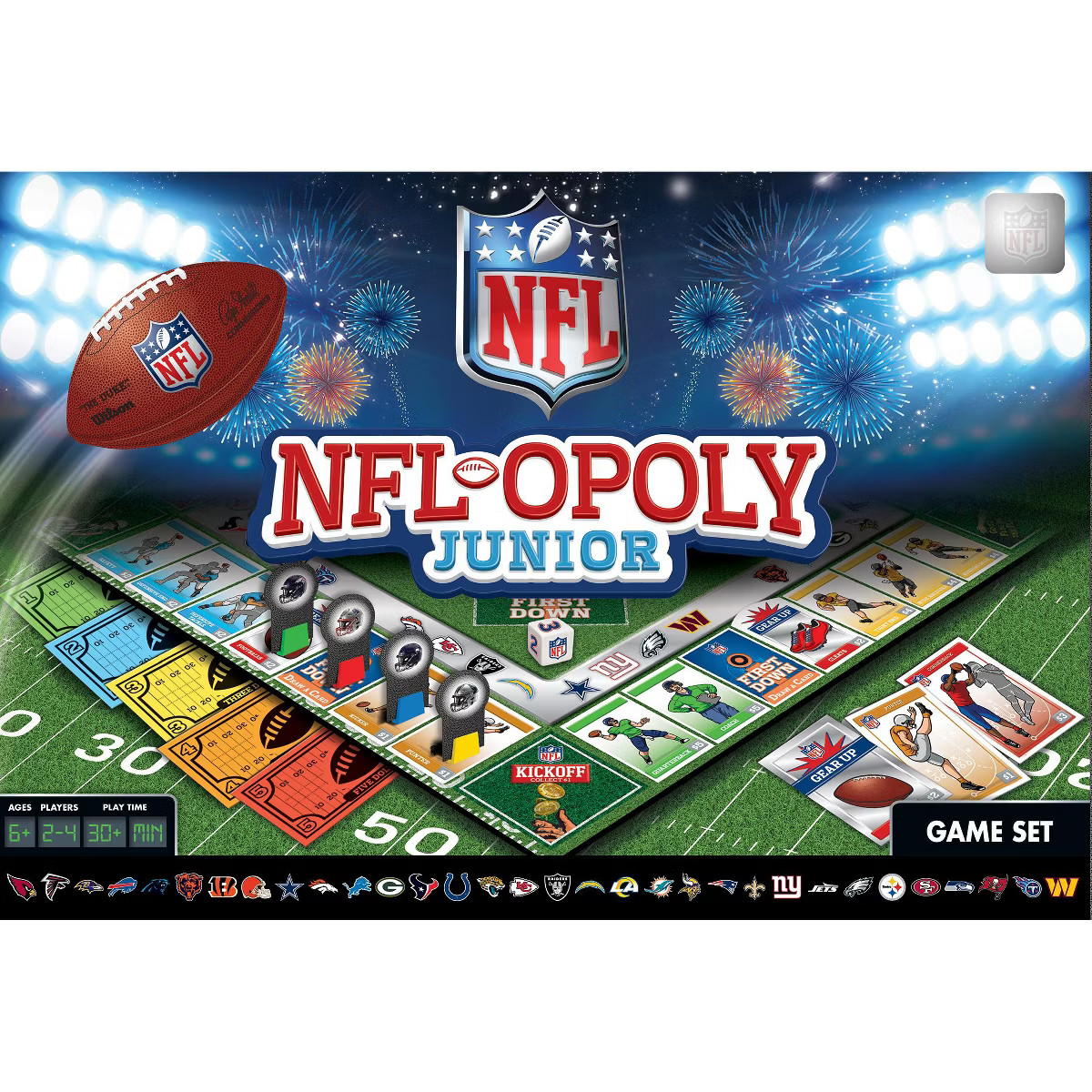 MasterPieces Opoly Kids & Family Board Games - NFL Opoly Junior | Target