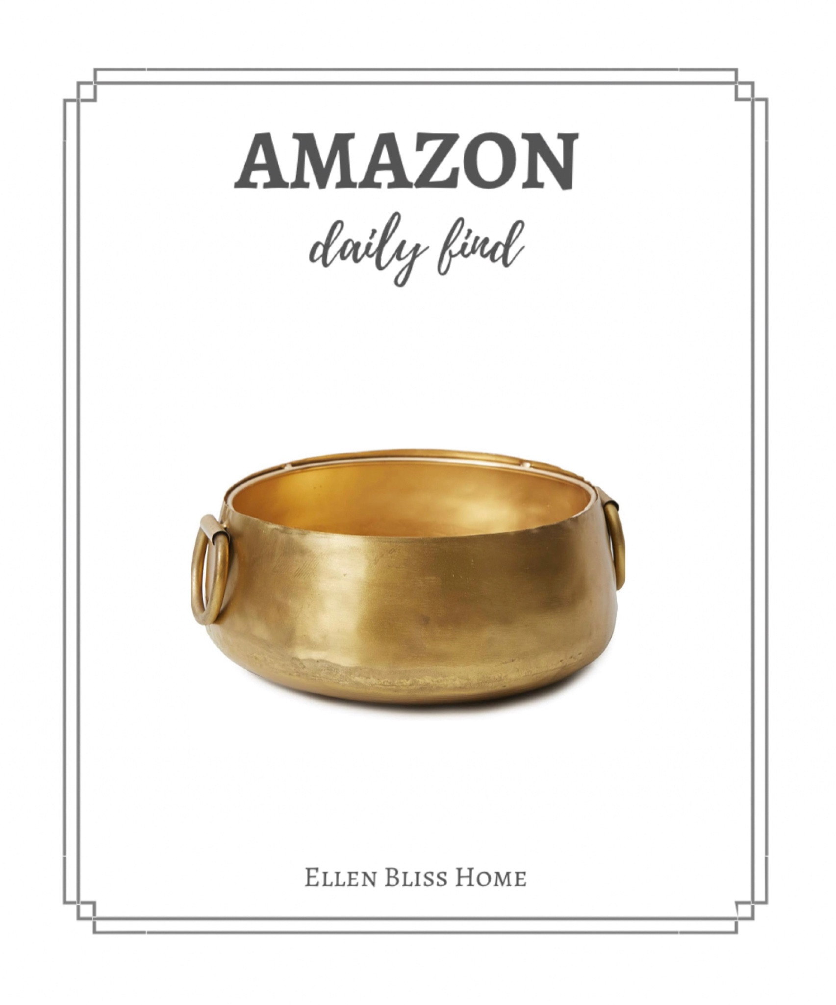 Beautiful golden bowl

#LTKhome #LTKstyletip #LTKfindsunder50