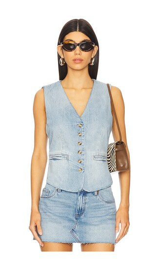 BLANKNYC Denim Vest in Blue. - size XS | Revolve Clothing (Global)