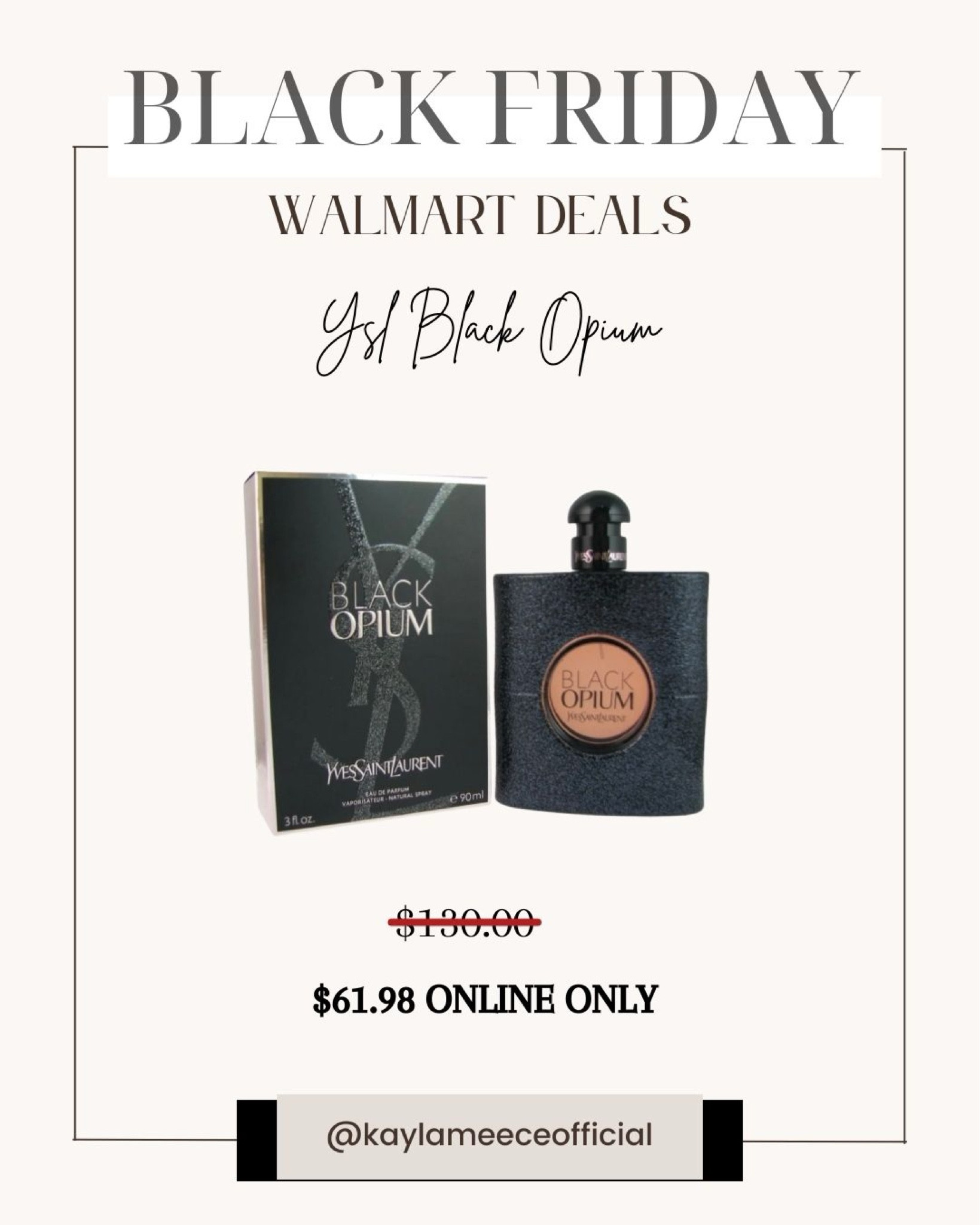 YSL Perfume 

#yslperfume #giftguide #giftguideforher #walmart #walmartdeals #bestblackfridaydeals #holidayshopping #giftideas #fungiftideas #womensperfume #ysl #yslblackopium #perfumesale #giftsforher #giftsformom #giftsforsister #giftsforfriend #whiteelephantgifts 

#LTKSaleAlert #LTKGiftGuide #LTKCyberWeek