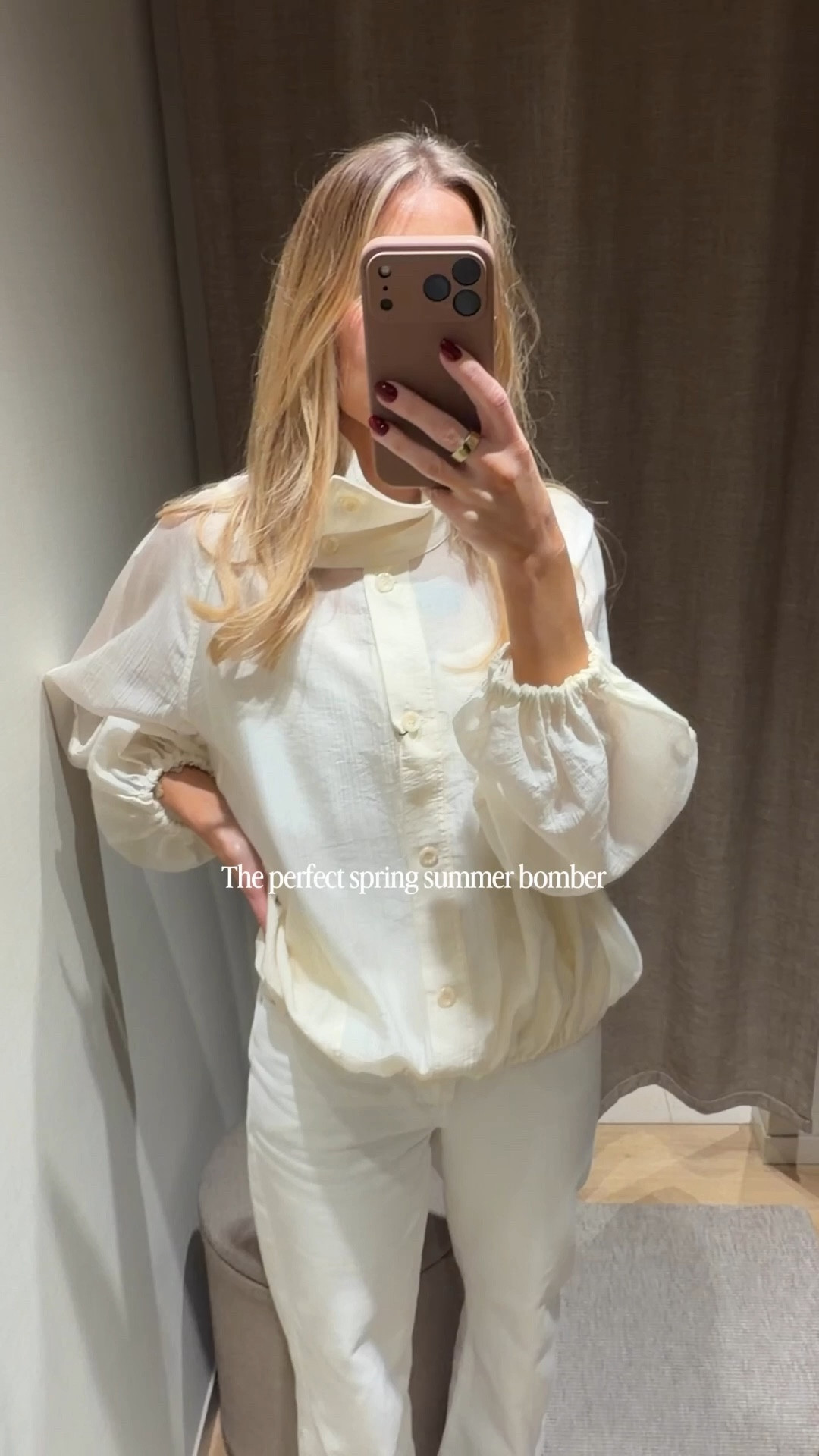 Funnel neck, flowing, semi-transparent fabric 🤌🏼 Adding interest through details & silhouettes. 
#fashion #style #styleinspo #fashioninspo 

#LTKuk #LTKspring #LTKmodest