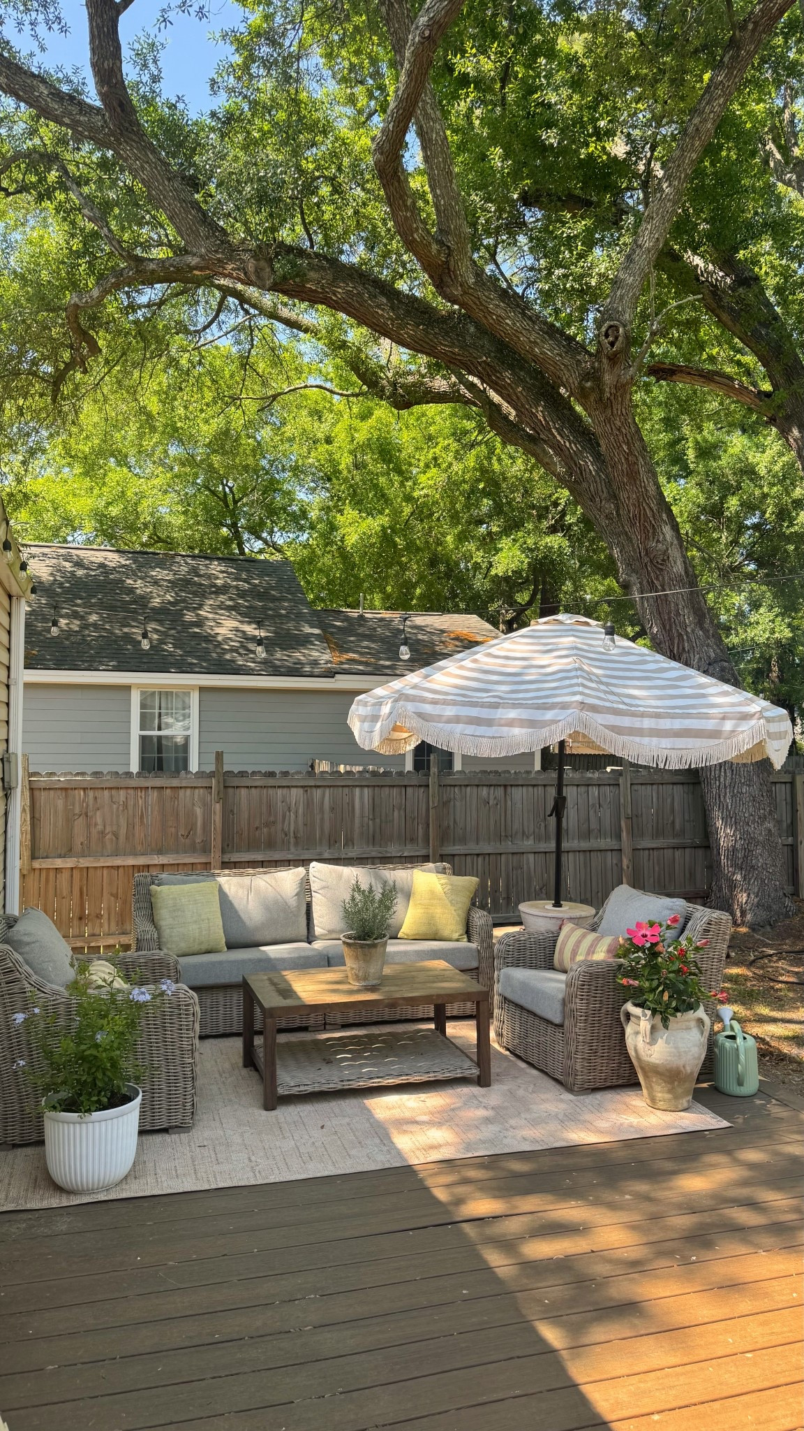 Our patio is one of my favorite parts of our house 💛 This set is affordable and SO comfortable

#LTKSeasonal #LTKHome