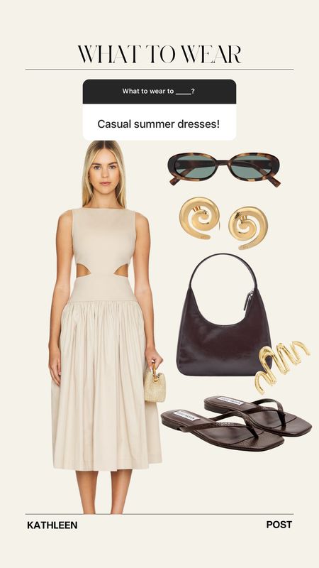 What to Wear: casual summer dress
#KathleenPost #WhatToWear #Summer #summerfashion #summeroutfit 

#LTKSeasonal #LTKStyleTip #LTKItBag