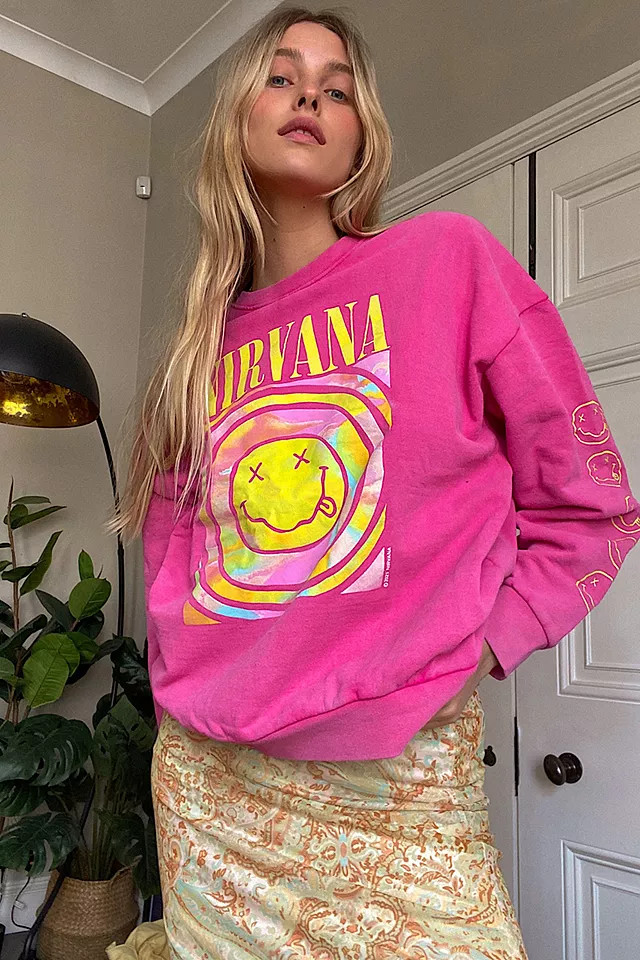 UO Nirvana Sweatshirt | Urban Outfitters (EU)