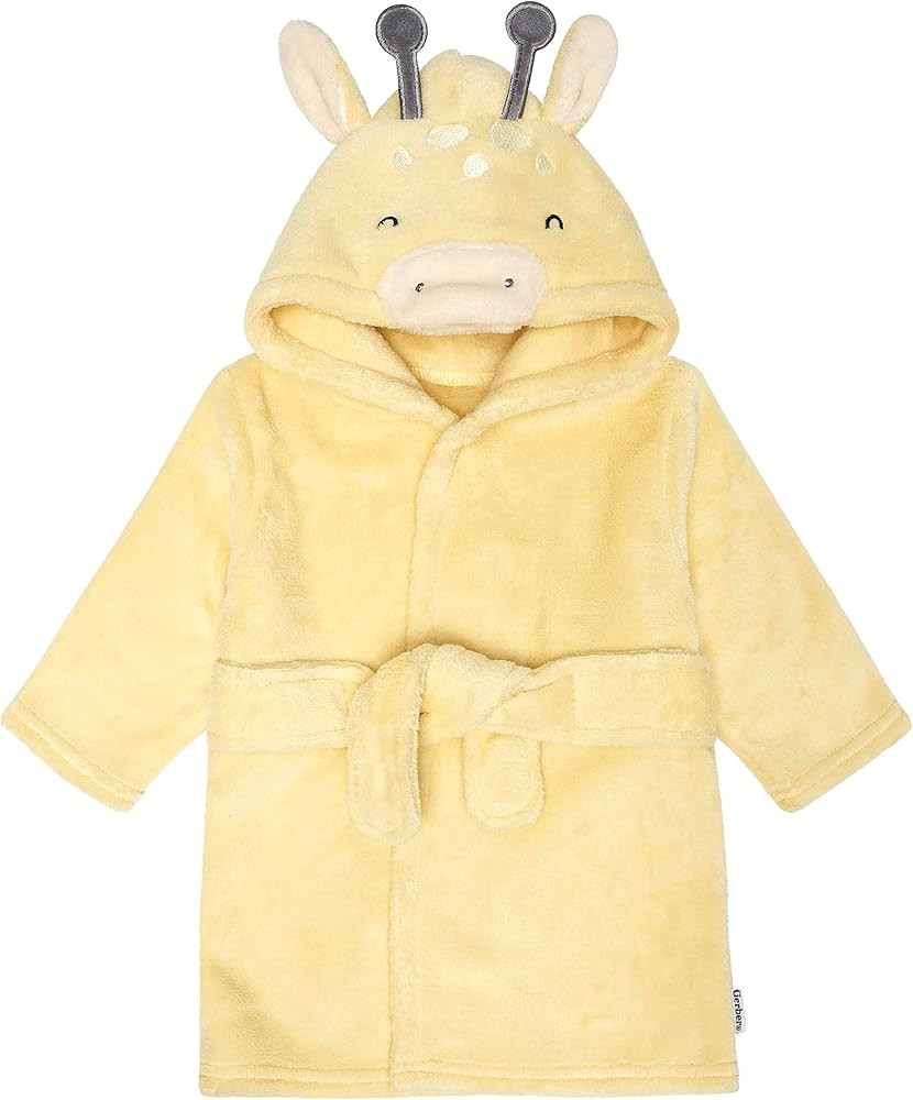 Gerber Unisex Baby Plushy Soft Hooded Animal Character Bathrobe | Amazon (US)