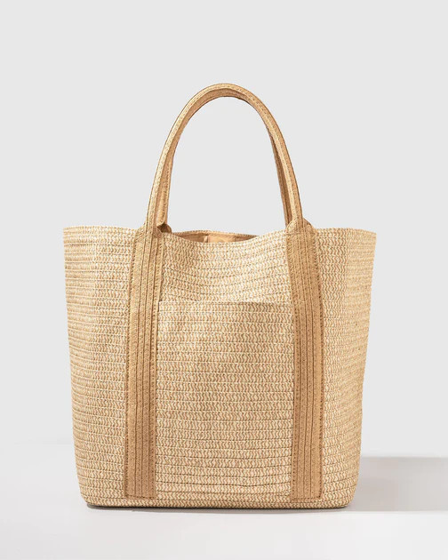 Geraldine Straw Tote - Natural | VICI