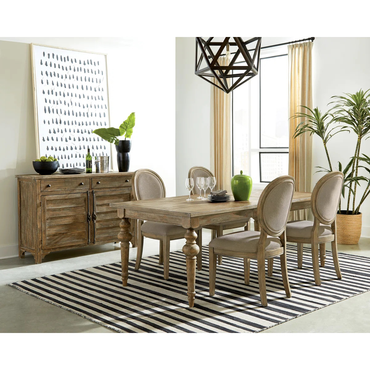 Bauer Extendable Pine Dining Table | Wayfair North America