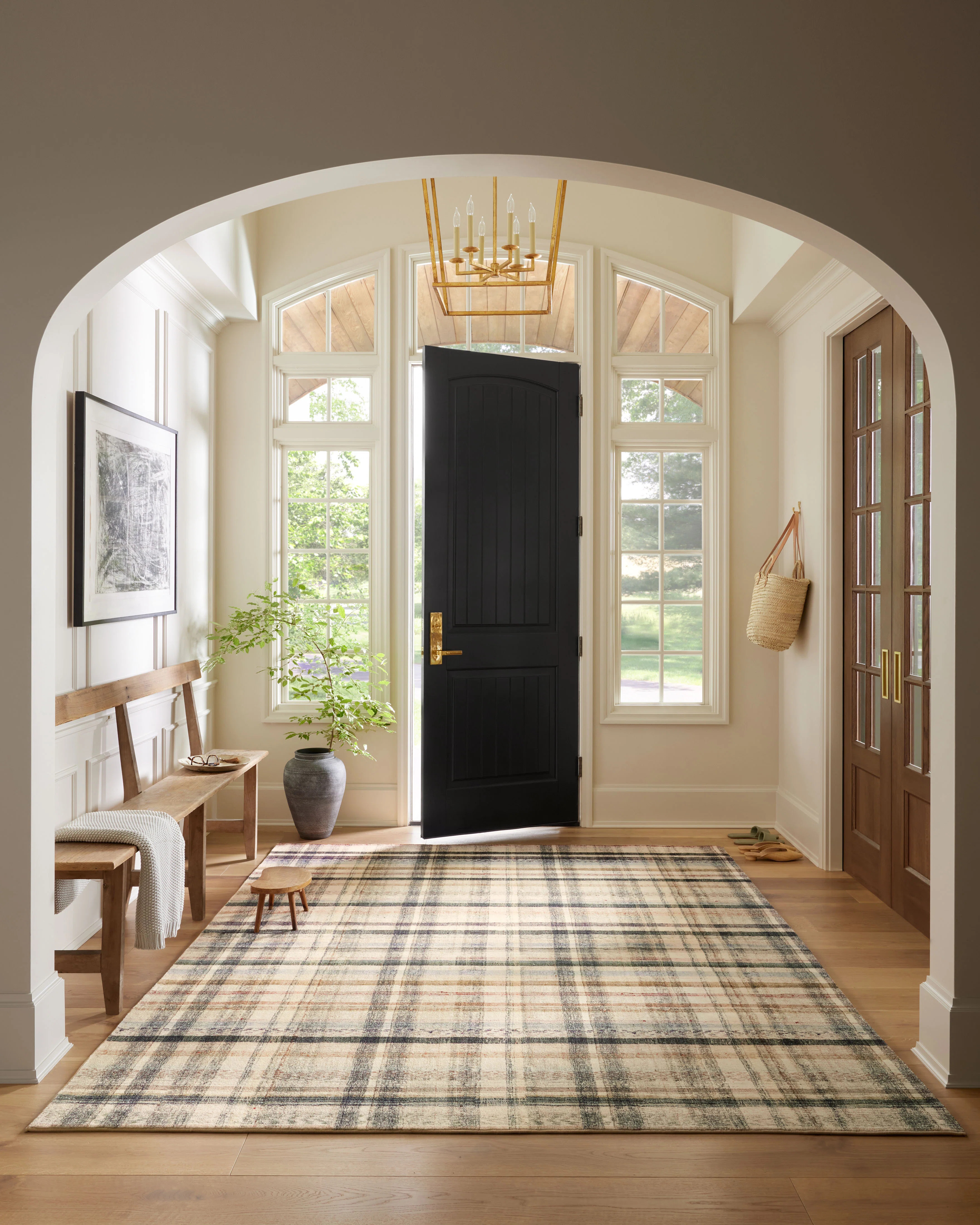 Chris Loves Julia x Loloi Humphrey Collection HUM-02 Ivory/Green/Gray/Black, Contemporary Area Rug | Wayfair North America