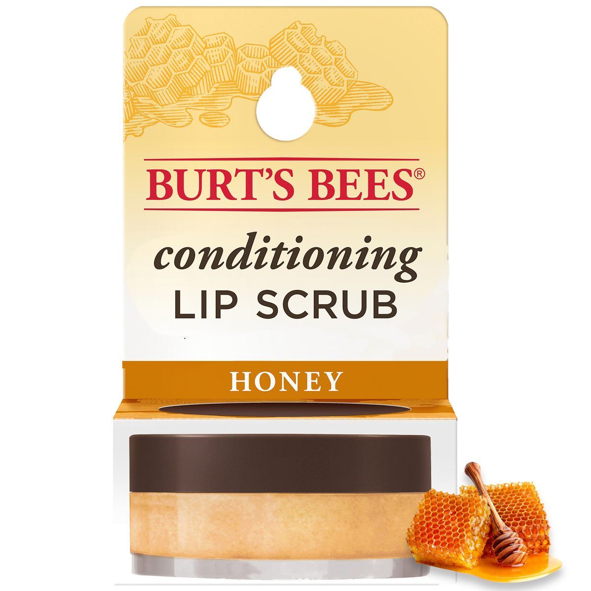 Burt's Bees Natural Conditioning Lip Scrub with Exfoliating Honey Crystals - 0.25oz | Target