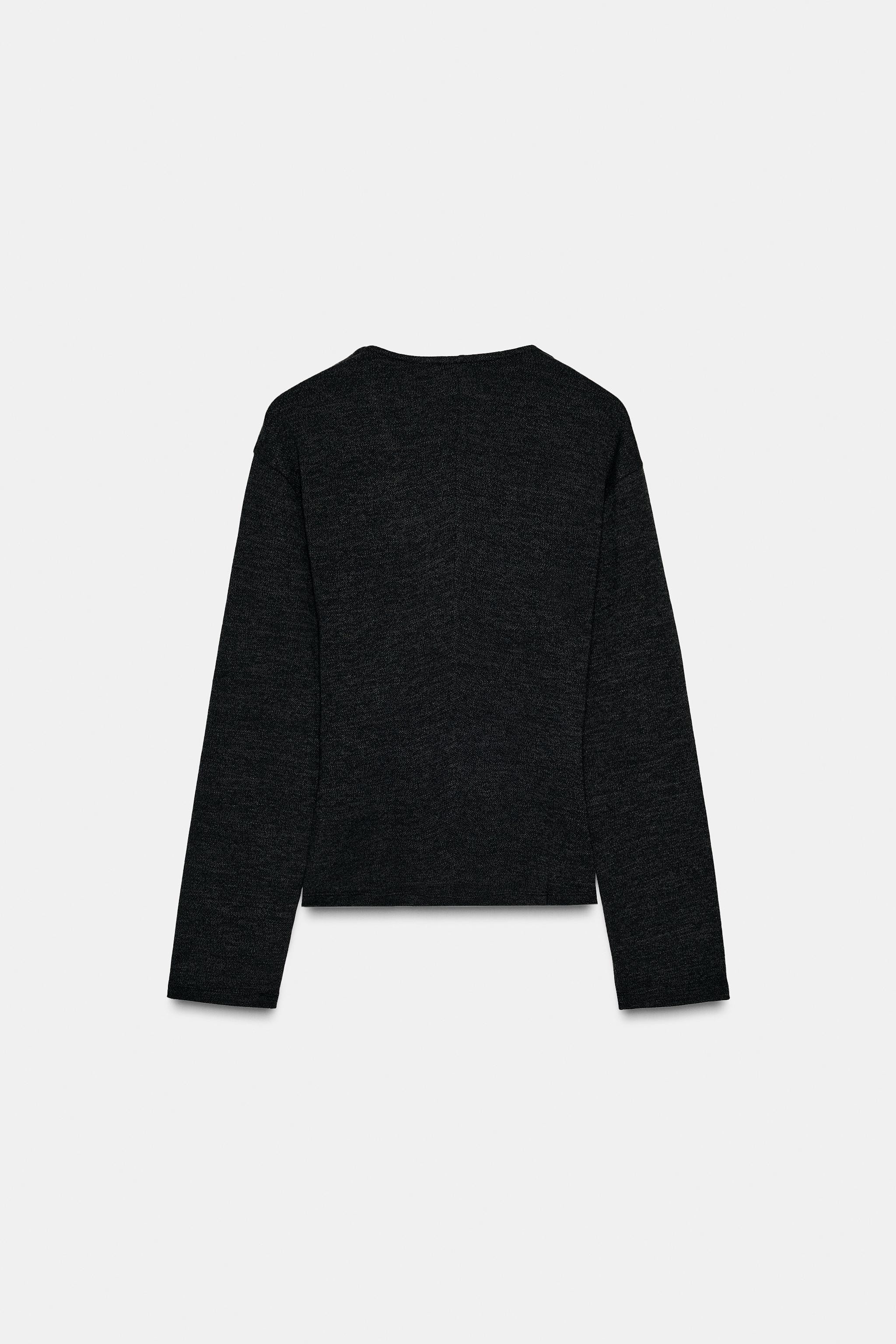 SIDE BROOCH TOP | Zara UK