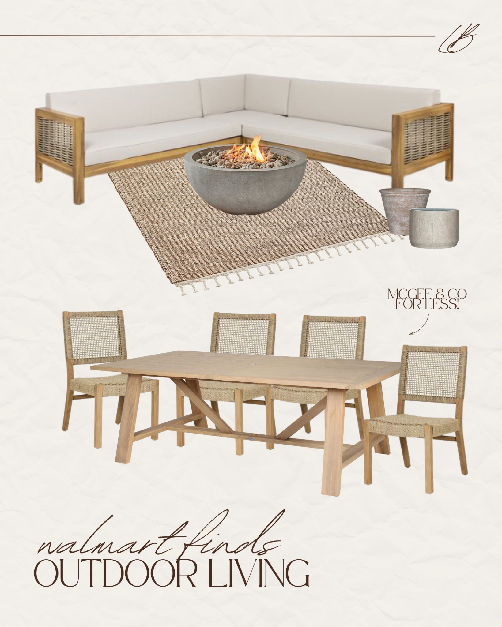 Outdoor furniture from Walmart, perfect for summer entertaining! 

Lee Anne Benjamin 🤍

#LTKstyletip #LTKSeasonal #LTKhome