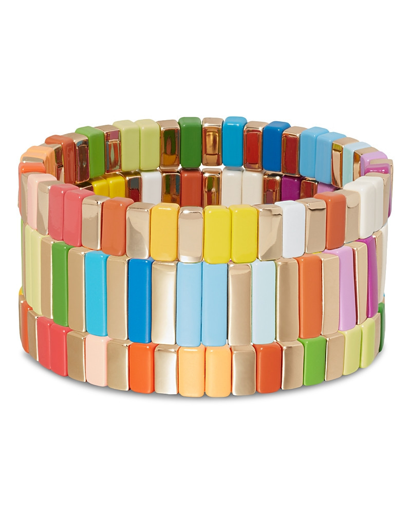 Roxanne Assoulin Merry & Bright Multicolor Bead Stretch Bracelet, Set of 3 | Bloomingdale's (US)