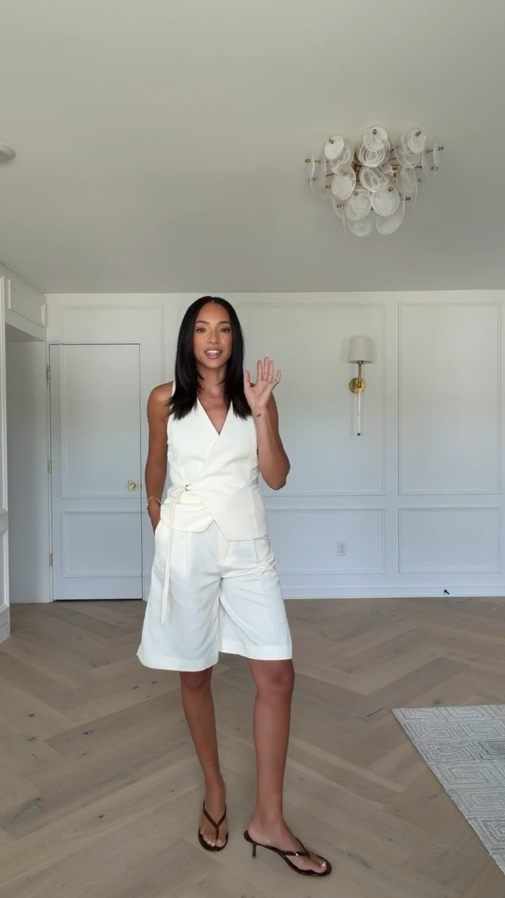 Up to 50% OFF Mango!! The perfect work outfit if you can wear shorts to the office in the summer! Bonus the top is adjustable and nursing-friendly! Wearing size S linen jumpsuit 

mango sale, summer outfit, summer fashion, workwear, work outfit, office outfit, romper, business casual, summer work outfit, euro summer

#LTKSaleAlert #LTKWorkwear