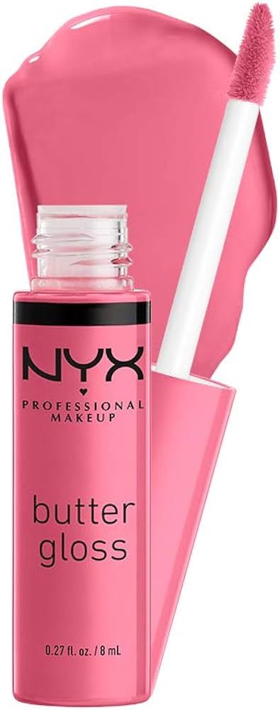 NYX PROFESSIONAL MAKEUP Butter Gloss, Non-Sticky Lip Gloss - Vanilla Cream Pie (Mauve) | Amazon (US)