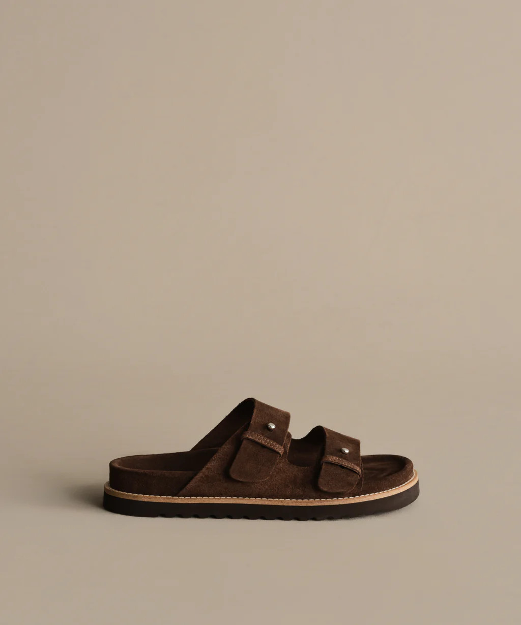 Suede Hutton Slide Sandal | Jenni Kayne