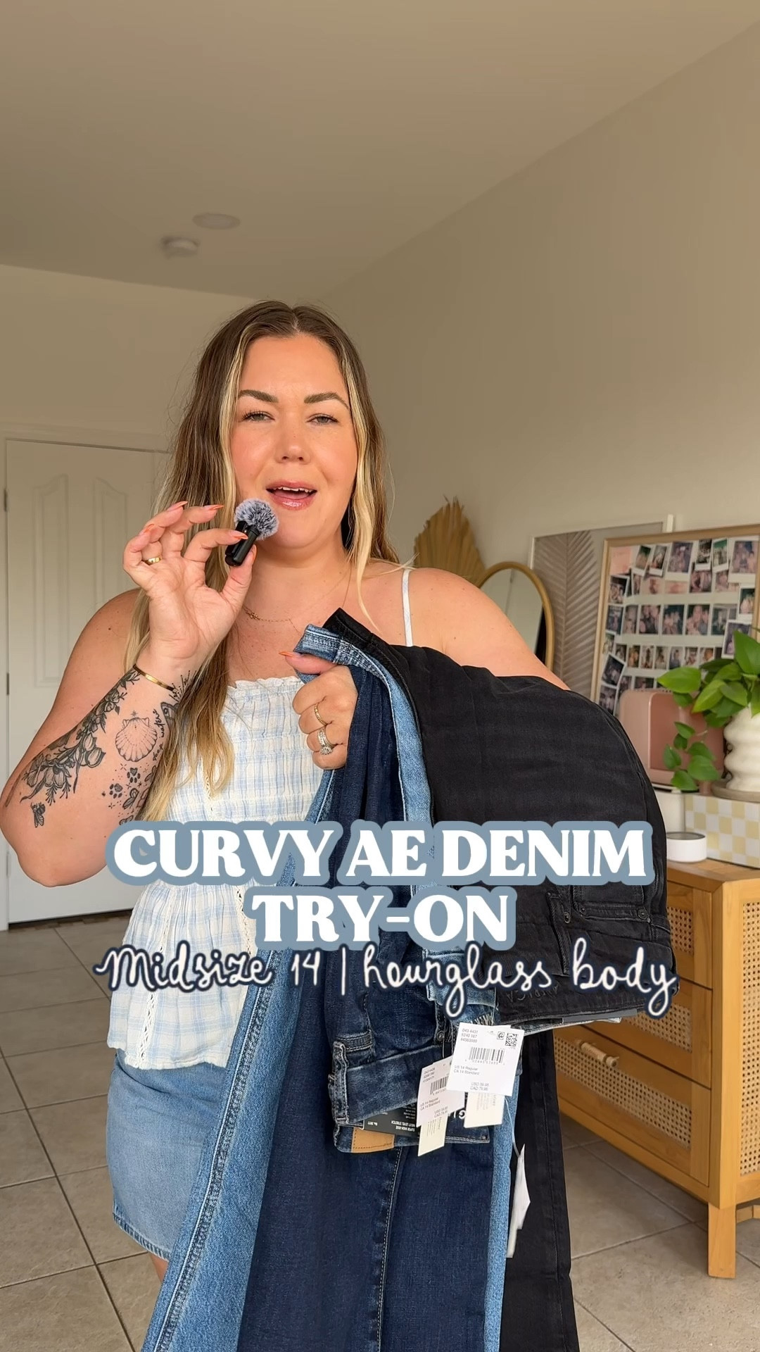 When I find good denim I will shout it to the heavens, and these are such good fits! @ae curvy style is giving us curvy girls the pants we need!
📏 Wearing size 14R in all pants

#LTKMidsize