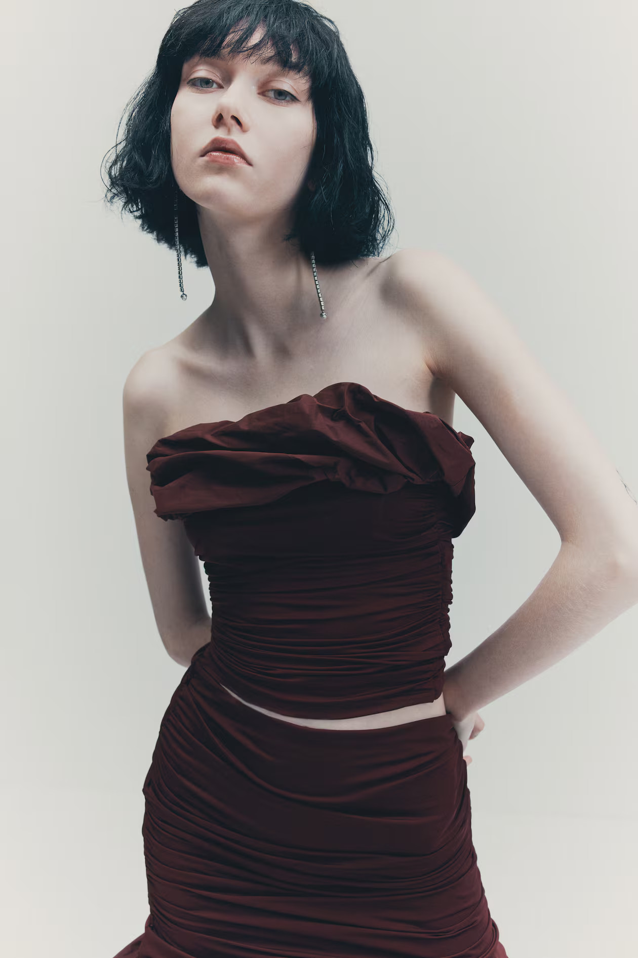 Draped tube top | H&M (UK, MY, IN, SG, PH, TW, HK)