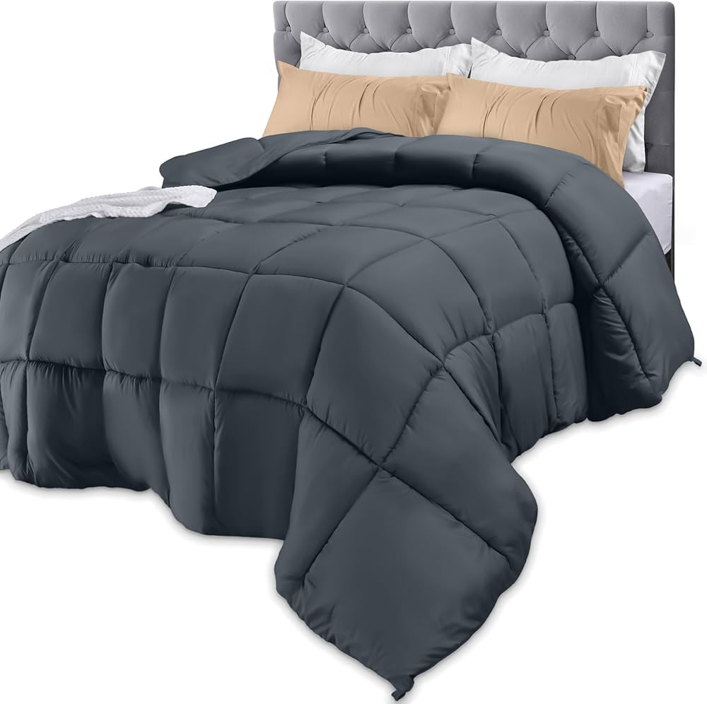 Utopia Bedding Comforters King Size, All Season Duvet Insert, Down Alternative Box Stitched Bed C... | Amazon (US)