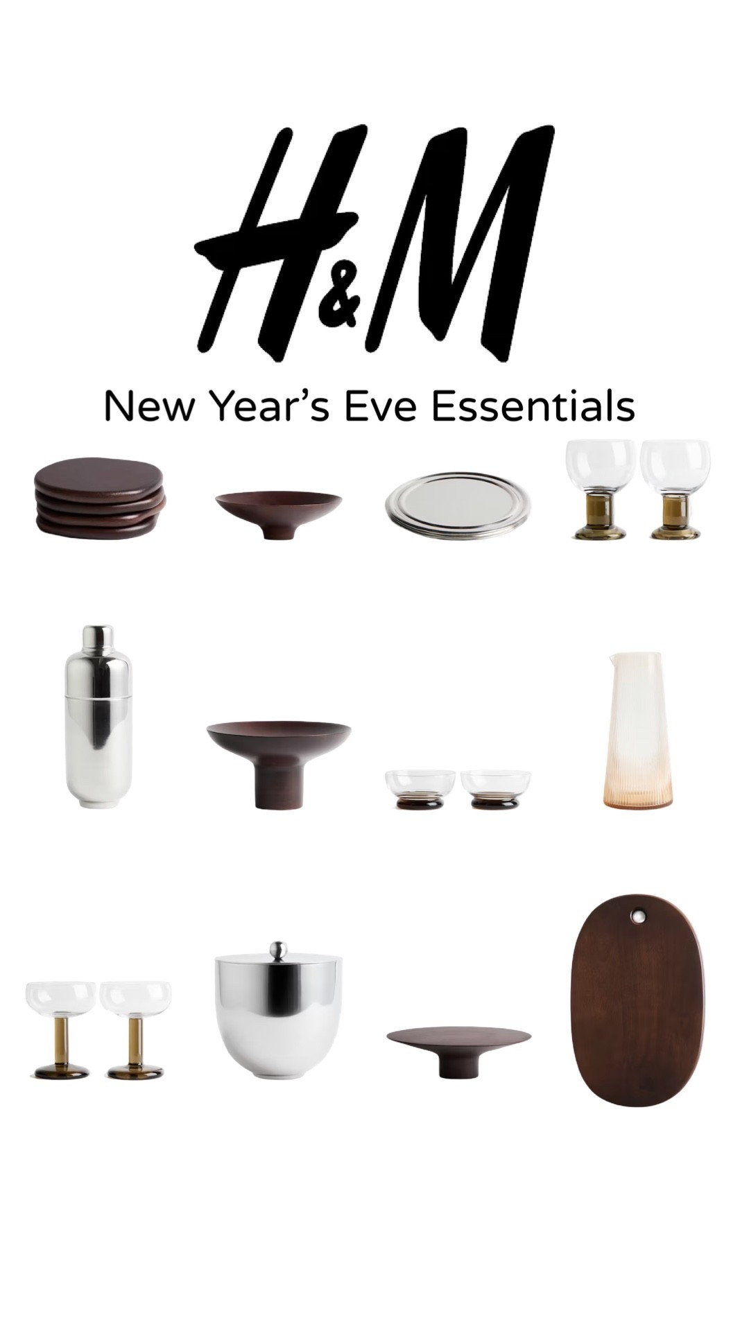 H & M New Years Eve Essentials 🤍

#LTKHoliday #LTKHome #LTKSeasonal