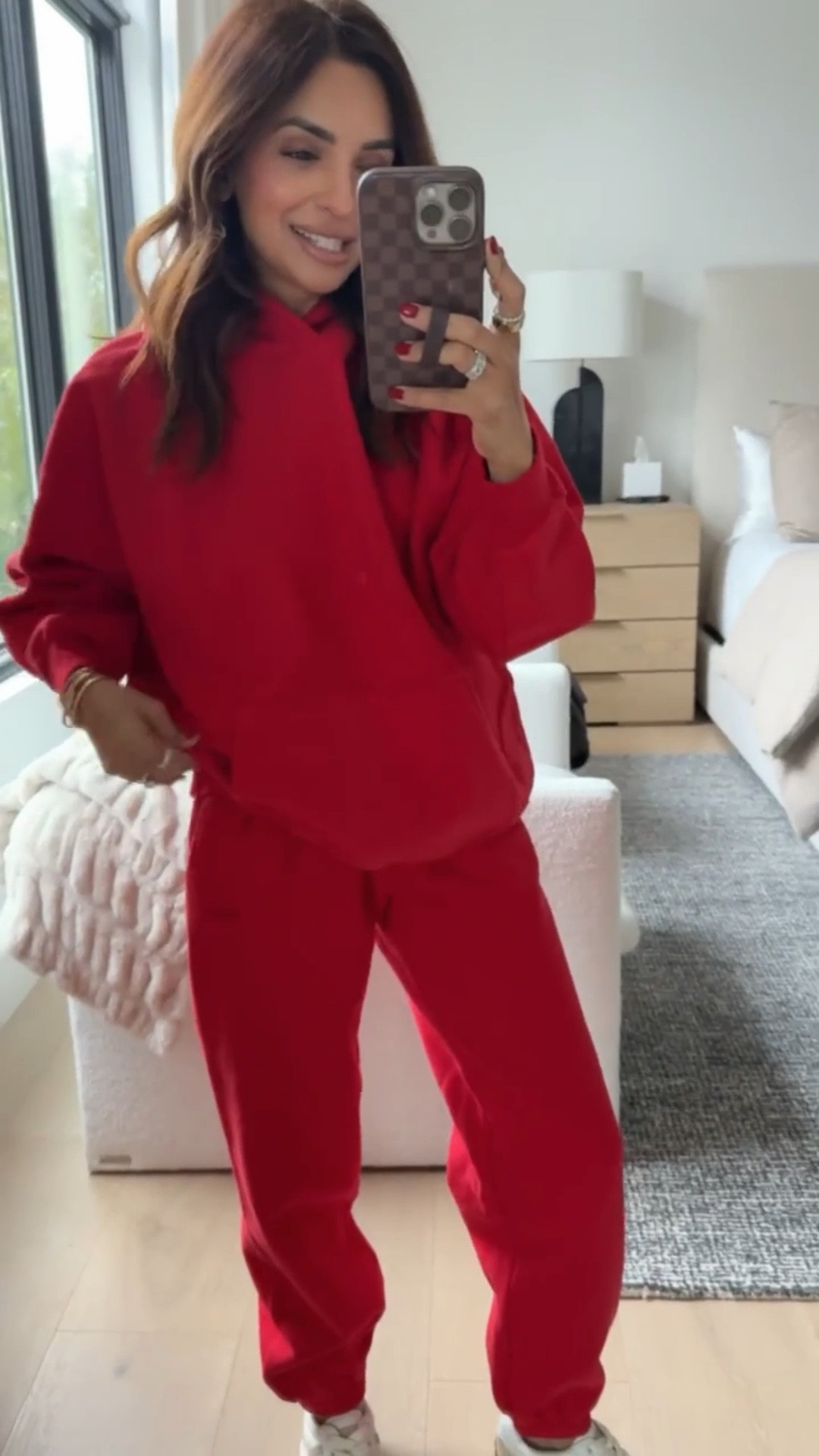 This Aritzia lounge set is on sale right now in so many colors! I’m so in love with this shade and love an oversized look for winter. I’m wearing size XS in the hoodie and XS Short in the pants! ❤️

#LTKHoliday #LTKSeasonal #LTKPetite